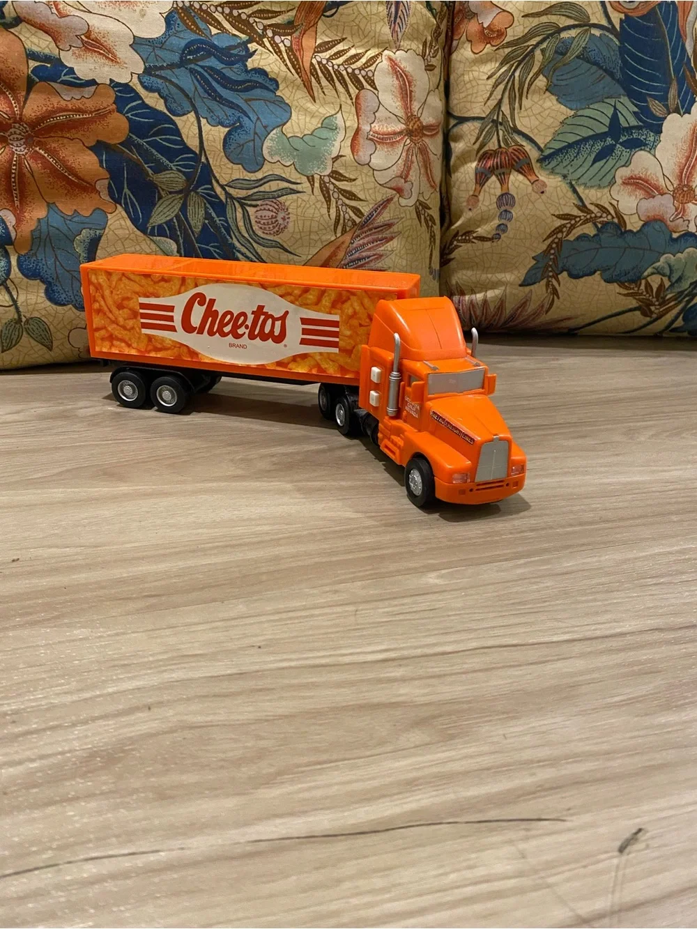 Orange Toy Semi Truck for Kids - Branded Play Vehicle